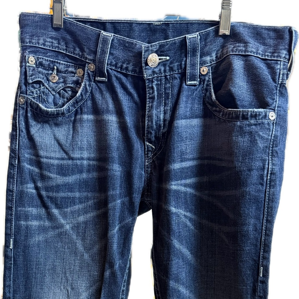Men's Blue True Religion Jeans